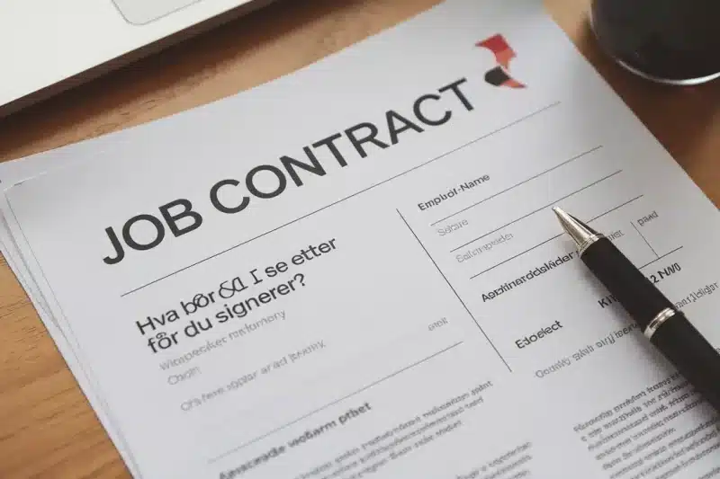 Arbeidsavtaler: hva bør du se etter før du signerer?